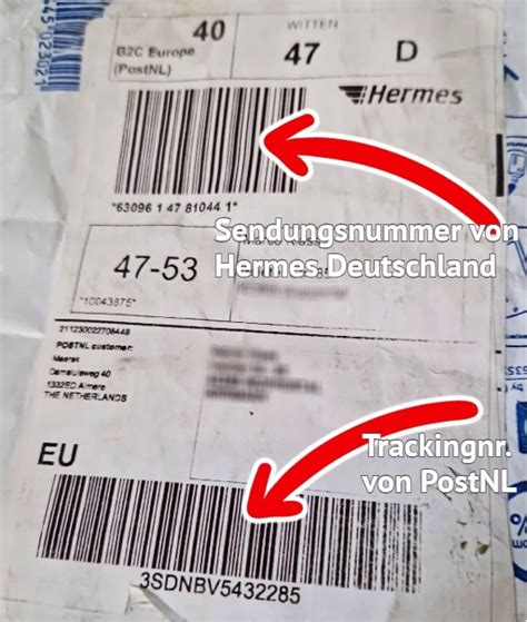 hermes tracking paketnummer.